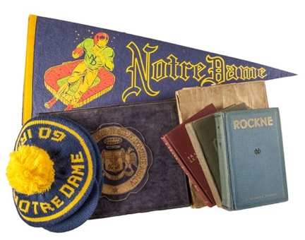 Notre Dame Vintage Collection including Knute Rockne Memorial Program  